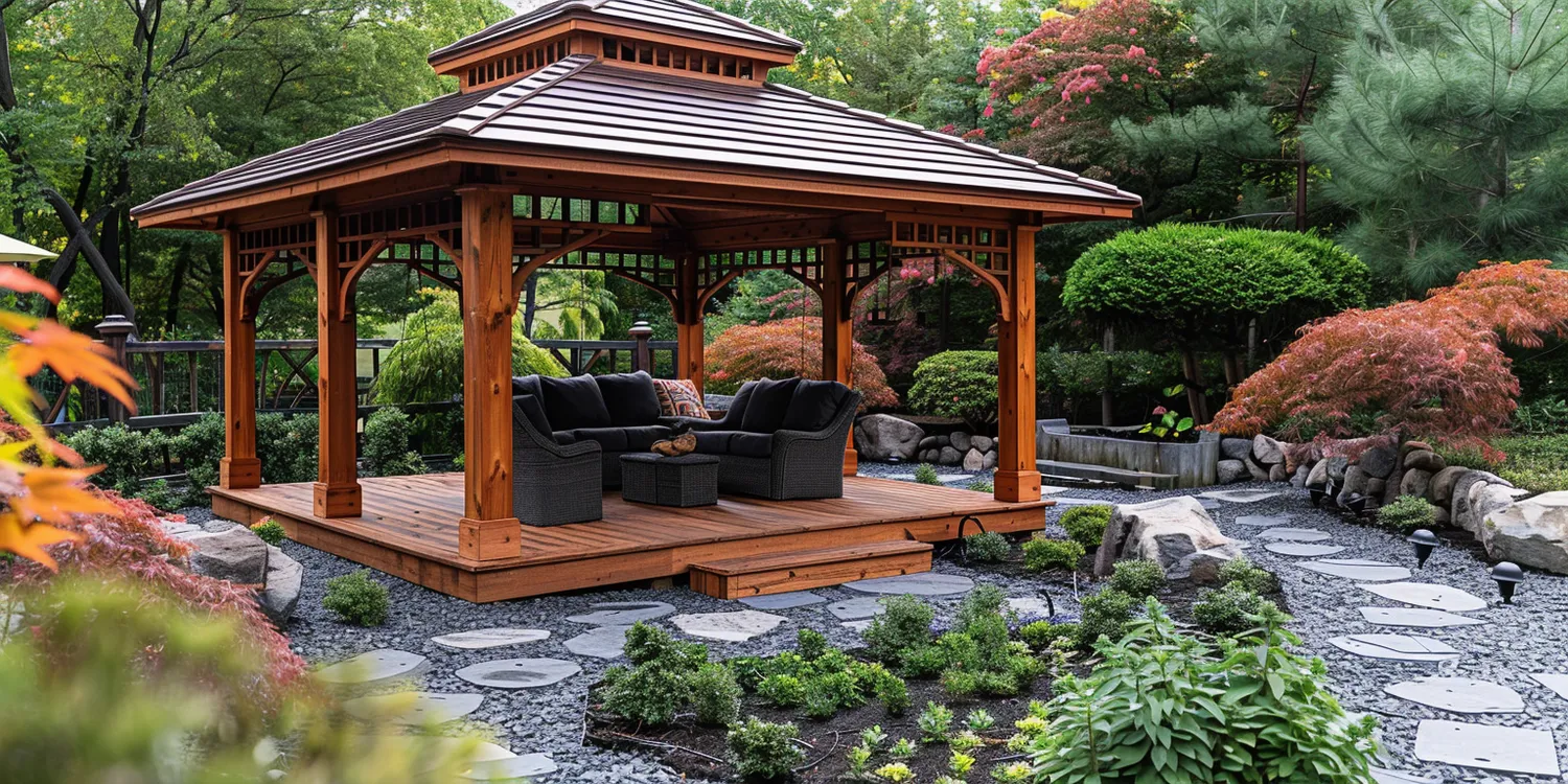 Altany jak ozdobić pawilon ogrodowy?