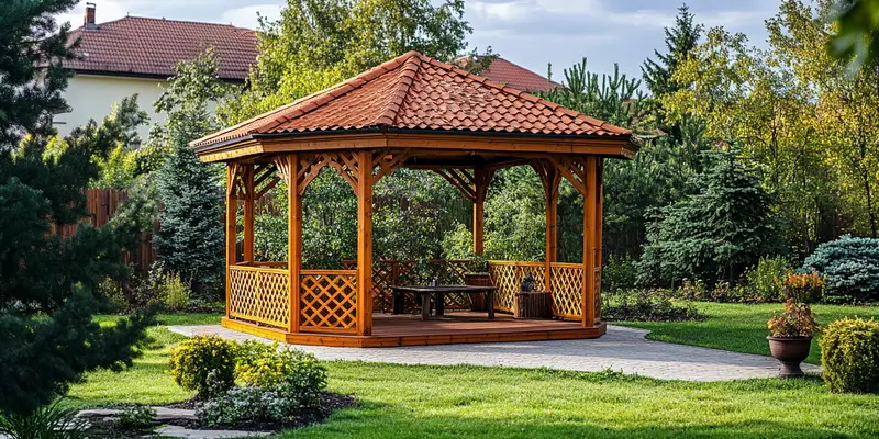 Co posadzić obok altany?