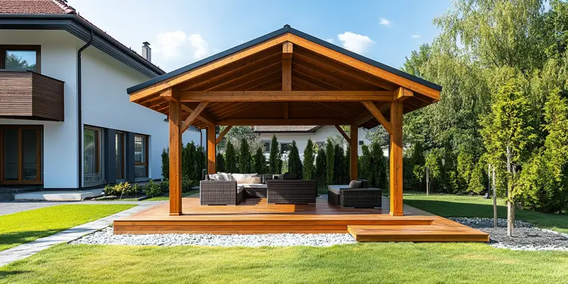 Jaka wysokość altany ogrodowej?