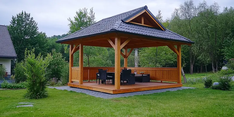 Jakie deski na dach altany?