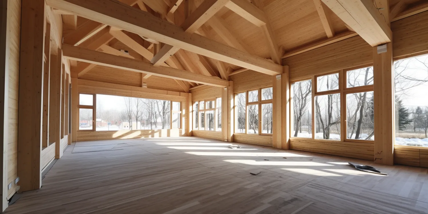 Konstrukcje drewniane są teraz modne