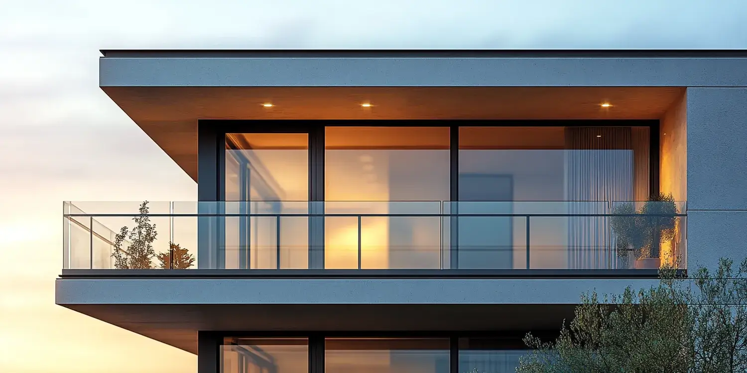 Balustrady szklane zewnętrzne Warszawa