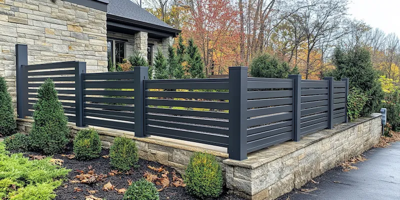 Sichtschutzzaun Polen mit Montage