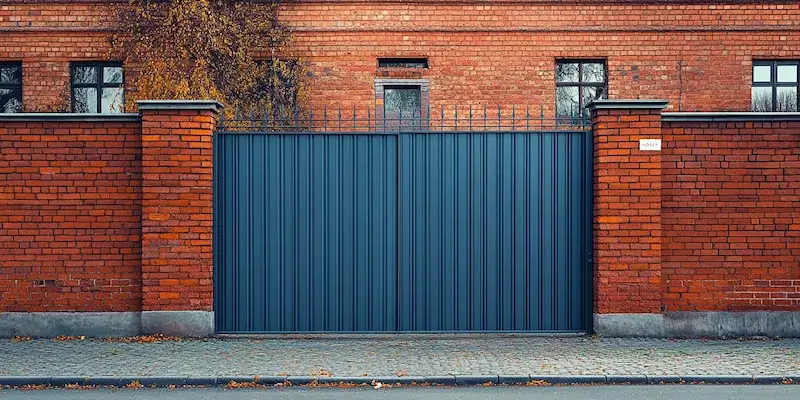 Zaun aus Polen mit Montage